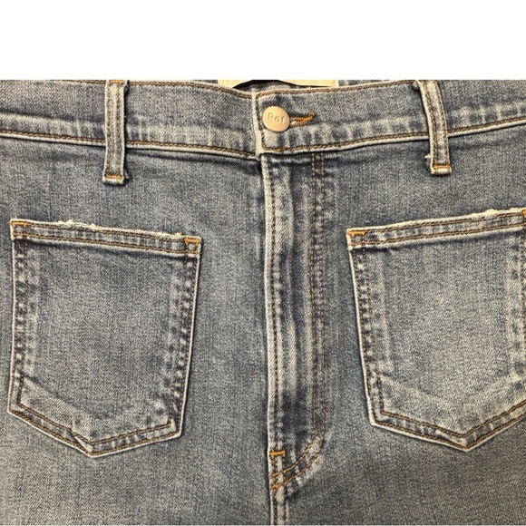 Reformation Jeans High And Skinny Crop Medium Wash Woman’s Sz 31 - Picture 13 of 14